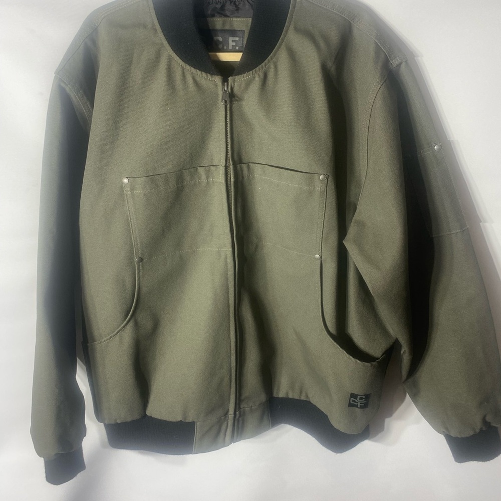 Filson Olive Bomber Jacket
